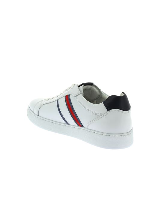 sneakers da uomo in pelle bianca NERO GIARDINI | E302850U707